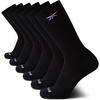 image:imageReebok Mens Athletic Socks  6 Pack Targeted Cushion Crew Socks  Breathable Cotton Blend Socks for Men Shoe Size 6125Black