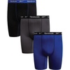 image:imageReebok Mens Boxer Briefs  3 Pack Big amp Tall Performance Mens Underwear  Extra Thigh Coverage Keeps Everything Streamlined Breathable AirflowDriven Ease for Work and Everyday WearCobalt BlueBlackDark Grey