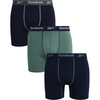 image:imageReebok Mens Boxer Briefs  3 Pack MoistureWicking Stretch Contour Pouch  Lightweight Performance Fabric Keeps You Cool Dry and Comfortable Flexible Fabric Supports Movement All DayMaritime BlueDark ForestMaritime Blue