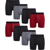 Black/Tibetan Red/Charcoal Heather Melange
