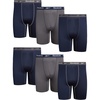 image:imageReebok Mens Boxer Briefs 6 Pack Big amp Tall MoistureWicking Mens Underwear  Precise 2XL4XL Inseam Sizing QuickDry Flexible Fabric Stays Comfortable Through Training and TravelNavy BlueCharcoalChina Blue