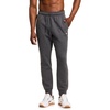 image:imageReebok Mens CottonPoly Fleece Jogger SweatpantCharcoal Heather  Vital