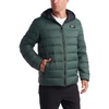 image:imageReebok Mens Lightweight Quilted Packable Puffer Jacket Plus Size 2X5X  Durable WeatherResistant Shell Blocks Wind and Light Moisture Structured Hood Secure Zip Pockets for Daily WearOlive