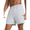 image:imageReebok Mens Locker 7 Short Standard Fit Midweight Stretch CottonPoly FabricGrey Heather