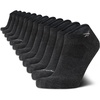 image:imageReebok Mens Low Cut Socks Moisture Wicking Cushioned Athletic Socks 12 Pack  Stretch Performance Reinforced Heel amp Toe Arch Support Low Cut No Show Shoe Size 6125All Grey