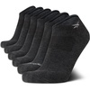 image:imageReebok Mens Low Cut Socks Moisture Wicking Cushioned Athletic Socks 6 Pack  Stretch Performance Reinforced Heel amp Toe Arch Support Low Cut No Show Shoe Size 6125All Grey