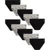image:imageReebok Mens Low Rise Briefs 10 Pack Soft Stretch Cotton Underwear Briefs  Low Rise Cut Sits Comfortably Below the Waist for a Smooth Fit Under Jeans or Joggers Reduces IrritationBlackGrey