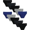 image:imageReebok Mens Low Rise Briefs 10 Pack Soft Stretch Cotton Underwear Briefs  Low Rise Cut Sits Comfortably Below the Waist for a Smooth Fit Under Jeans or Joggers Reduces IrritationBlackHeather GreyWebBlack