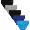 image:imageReebok Mens Low Rise Briefs 5 Pack Soft Stretch Cotton Underwear Briefs  Smooth SecondSkin Feel with Breathable Stretch QuickDry MoistureWicking Fabric Blend for Everyday SupportBlackSurf the WebHeather GreyPrintBlack