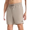 image:imageReebok Mens Pace Training 7 Short Standard Fit Lightweight Stretch Recycled Nylon FabricDriftwood