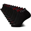 image:imageReebok Mens Quarter Socks Arch Support Performance Cushioned Socks 12 Pack  Stretch Performance Fabric Cushioned Arch Support Reinforced Heel amp Toe Shoe Size 6125Black Logo