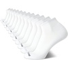 image:imageReebok Mens Quarter Socks Performance Arch Support Cushioned Socks 12 Pack  Stretch Performance Fabric Cushioned Arch Support Reinforced Heel amp Toe Shoe Size 6125All White
