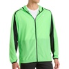 image:imageReebok Mens Running Woven Wind Jacket Standard Fit Lightweight Nylon FabricSolar Lime