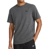 image:imageReebok Mens Short Sleeve Crewneck Embroidered TShirt Standard Fit Lightweight Stretch Cotton FabricCharcoal Heather  Vector Embroidery
