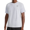 image:imageReebok Mens Short Sleeve Crewneck Embroidered TShirt Standard Fit Lightweight Stretch Cotton FabricGrey Heather  Supreme Embroidery