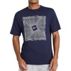 image:imageReebok Mens Short Sleeve Graphic Crewneck TShirt Standard Fit Lightweight CottonPoly FabricVector Navy  Vortex