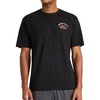 image:imageReebok Mens Small Logo Crewneck TShirt Standard Fit Lightweight CottonPoly Jersey FabricBlack  Athletics Dept