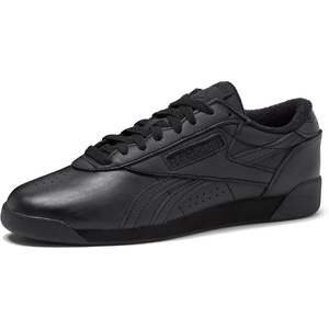 image:imageReebok Freestyle Lo Womens Shoes Athletic Walking or Tennis Sneakers for WomenBlackBlackBlack