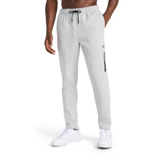 image:imageReebok Mens Artillery Oblong Pant Standard Fit 31 Inseam Midweight CottonPoly Fleece FabricGrey Heather