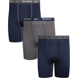 image:imageReebok Mens Boxer Briefs 3 Pack Big amp Tall MoistureWicking Mens Underwear  Precise 2XL4XL Inseam Sizing QuickDry Flexible Fabric Stays Comfortable Through Training and TravelMaritime BlueBlackened PearlMaritime Blue