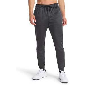 image:imageReebok Mens Campaign Jogger Standard Fit 30 Inseam Lightweight Poly FabricBlack Heather