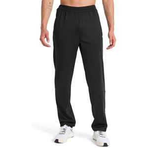 image:imageReebok Mens Classics Basketball Matte Snap Pant Standard Fit 31 Inseam Lightweight Poly FabricBlack