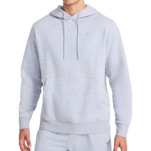 image:imageReebok Mens Finisher Hoodie Standard Fit Midweight CottonPoly Fleece FabricGrey Heather  Fleece