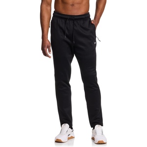 image:imageReebok Mens Fleece Tech Sweatpant Zippered Pockets Athletic JoggersBlack