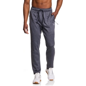 image:imageReebok Mens Fleece Tech Sweatpant Zippered Pockets Athletic JoggersEbony Heather