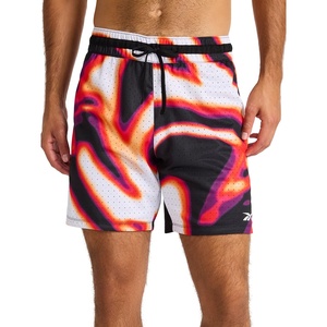 image:imageReebok Mens Heatwave Printed Hoopwear 7 ShortBlack Multi