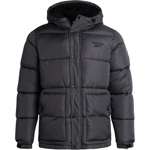 image:imageReebok Mens Heavyweight Insulated Quilted Puffer Jacket Water Resistant  Wind and Water Resistant Shell with BomberInspired Silhouette Bubble Quilting for Warmth Reliable Daily WearFog