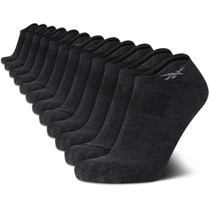 image:imageReebok Mens Low Cut Socks Cushioned Moisture Wicking Athletic Socks 12 Pack  Stretch Performance Reinforced Heel amp Toe Arch Support Low Cut No Show Shoe Size 6125Grey Feed