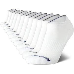 image:imageReebok Mens Low Cut Socks Moisture Wicking Cushioned Athletic Socks 12 Pack  Stretch Performance Reinforced Heel amp Toe Arch Support Low Cut No Show Shoe Size 6125Classic White