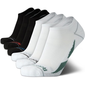 image:imageReebok Mens Low Cut Socks Moisture Wicking Cushioned Athletic Socks 6 Pack  Stretch Performance Reinforced Heel amp Toe Arch Support Low Cut No Show Shoe Size 6125BlackWhite Green