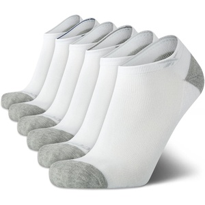 image:imageReebok Mens Low Cut Socks Moisture Wicking Cushioned Athletic Socks 6 Pack  Stretch Performance Reinforced Heel amp Toe Arch Support Low Cut No Show Shoe Size 6125Bright White