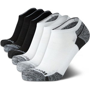 image:imageReebok Mens Low Cut Socks Moisture Wicking Cushioned Athletic Socks 6 Pack  Stretch Performance Reinforced Heel amp Toe Arch Support Low Cut No Show Shoe Size 6125BlackWhiteGrey