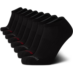 image:imageReebok Mens Low Cut Socks Moisture Wicking Cushioned Athletic Socks 8 Pack  Stretch Performance Reinforced Heel amp Toe Arch Support Low Cut No Show Shoe Size 6125Black