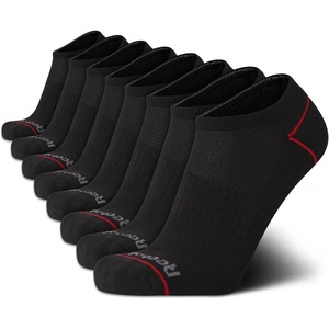 image:imageReebok Mens Low Cut Socks Moisture Wicking Cushioned Athletic Socks 8 Pack  Stretch Performance Reinforced Heel amp Toe Arch Support Low Cut No Show Shoe Size 6125Pure Black
