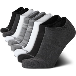 image:imageReebok Mens Low Cut Socks Moisture Wicking Cushioned Athletic Socks 8 Pack  Stretch Performance Reinforced Heel amp Toe Arch Support Low Cut No Show Shoe Size 6125Grey Assorted
