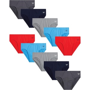 image:imageReebok Mens Low Rise Briefs  10 Pack Performance Mens Underwear with Pouch  Redefine your daily essentials with the Reebok Mens Low Rise Briefs  10 Pack Soft Cotton Underwear Briefs with Supportive CMaritime Bluetangerineazure Blueblackened Pearlgreystone