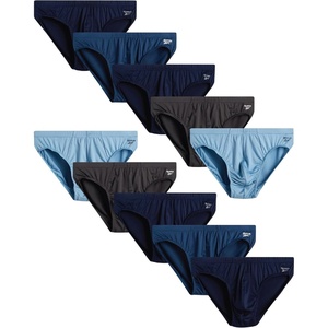 image:imageReebok Mens Low Rise Briefs  10 Pack Performance Mens Underwear with Pouch  Redefine your daily essentials with the Reebok Mens Low Rise Briefs  10 Pack Soft Cotton Underwear Briefs with Supportive CBluesCharcoal