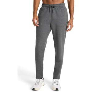 image:imageReebok Mens Patent Fleece Pant Standard Fit 30 Inseam Midweight CottonPoly FabricCharcoal Heather