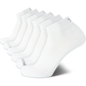 image:imageReebok Mens Quarter Socks Arch Support Performance Cushioned Socks 6 Pack  Stretch Performance Fabric Cushioned Arch Support Reinforced Heel amp Toe Shoe Size 6125Pure White
