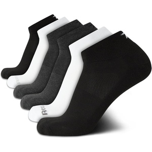 image:imageReebok Mens Quarter Socks Performance Arch Support Cushioned Socks 6 Pack  Stretch Performance Fabric Cushioned Arch Support Reinforced Heel amp Toe Shoe Size 6125BlackWhiteGrey