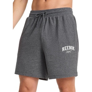 image:imageReebok Mens Resolute 7 Short Standard Fit Midweight Stretch CottonPoly FabricCharcoal Heather