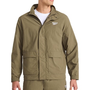 image:imageReebok Mens Ri Utility Woven Jacket Standard Fit Lightweight Nylon FabricArmy Green