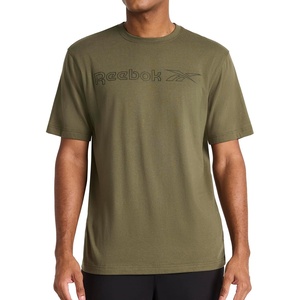 image:imageReebok Mens Short Sleeve Graphic Crewneck TShirt Standard Fit Lightweight CottonPoly FabricSea Turtle  Outline