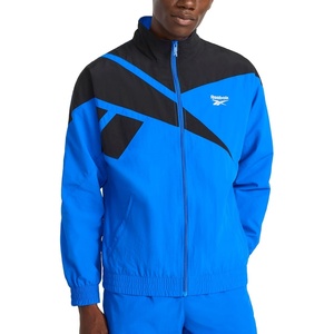 image:imageReebok Mens Track Jacket Standard Fit Lightweight Nylon FabricOptimum Blue