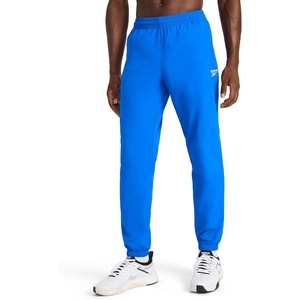 image:imageReebok Mens Track Pant Standard Fit 31 Inseam Lightweight Nylon FabricOptimum Blue