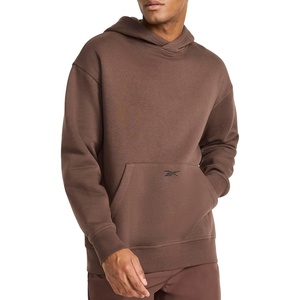 image:imageReebok Mens Transition Hoodie Oversized Fit Midweight Cottonpoly Fleece FabricBracken